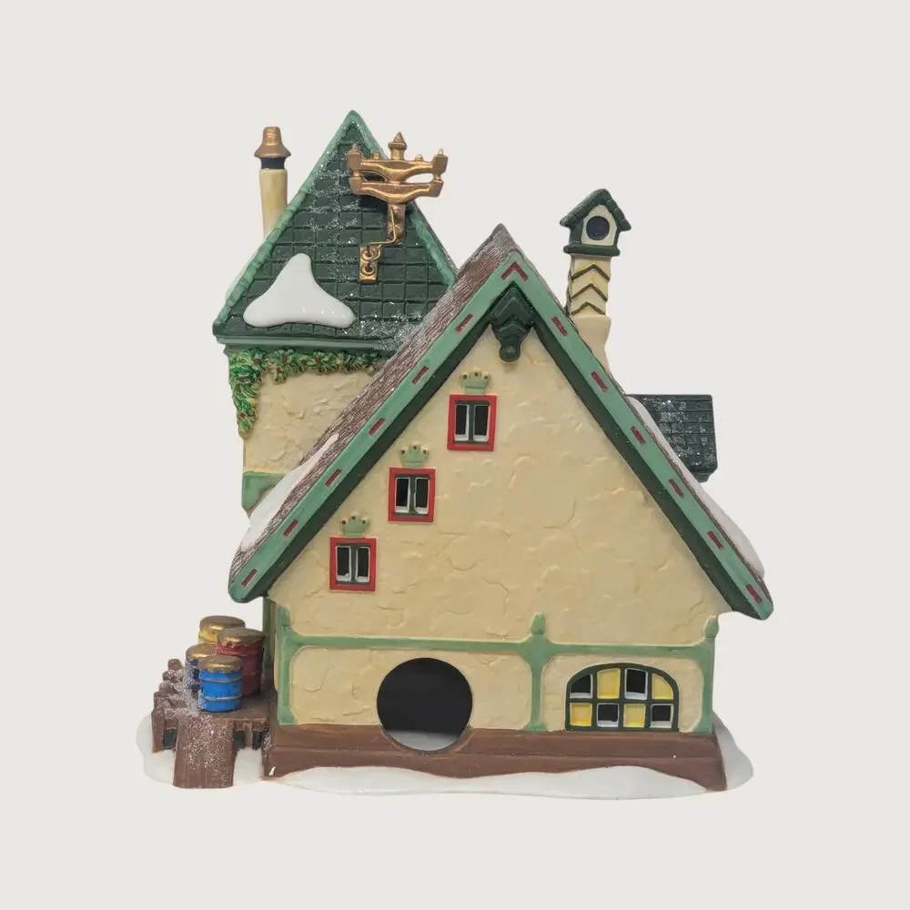 1997 Dept 56 North Pole Glacier Gazette Lighted Village Building